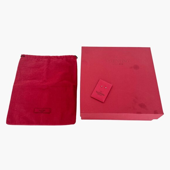 Valentino Garavani Studded Caged Sandals EU 39.5 US 9.5 Black High Heel Rockstud - Picture 13 of 13